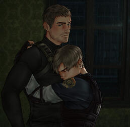 RE8 Chris x RE2 Leon